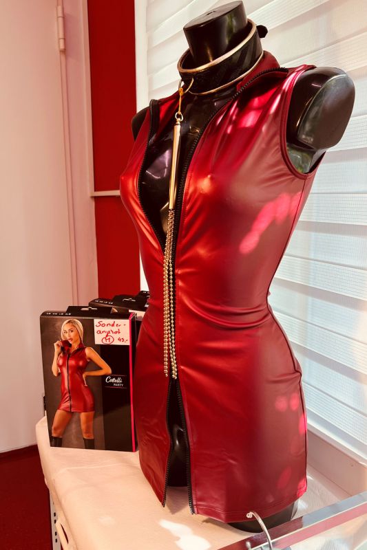 Rotes Partykleid - Arachne SM- und Fetisch Shop